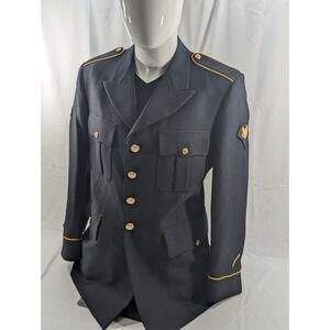 US Army Bremen-Bowdon Dress Black Service Uniform‎ Jacket Coat 43L 40" Chest